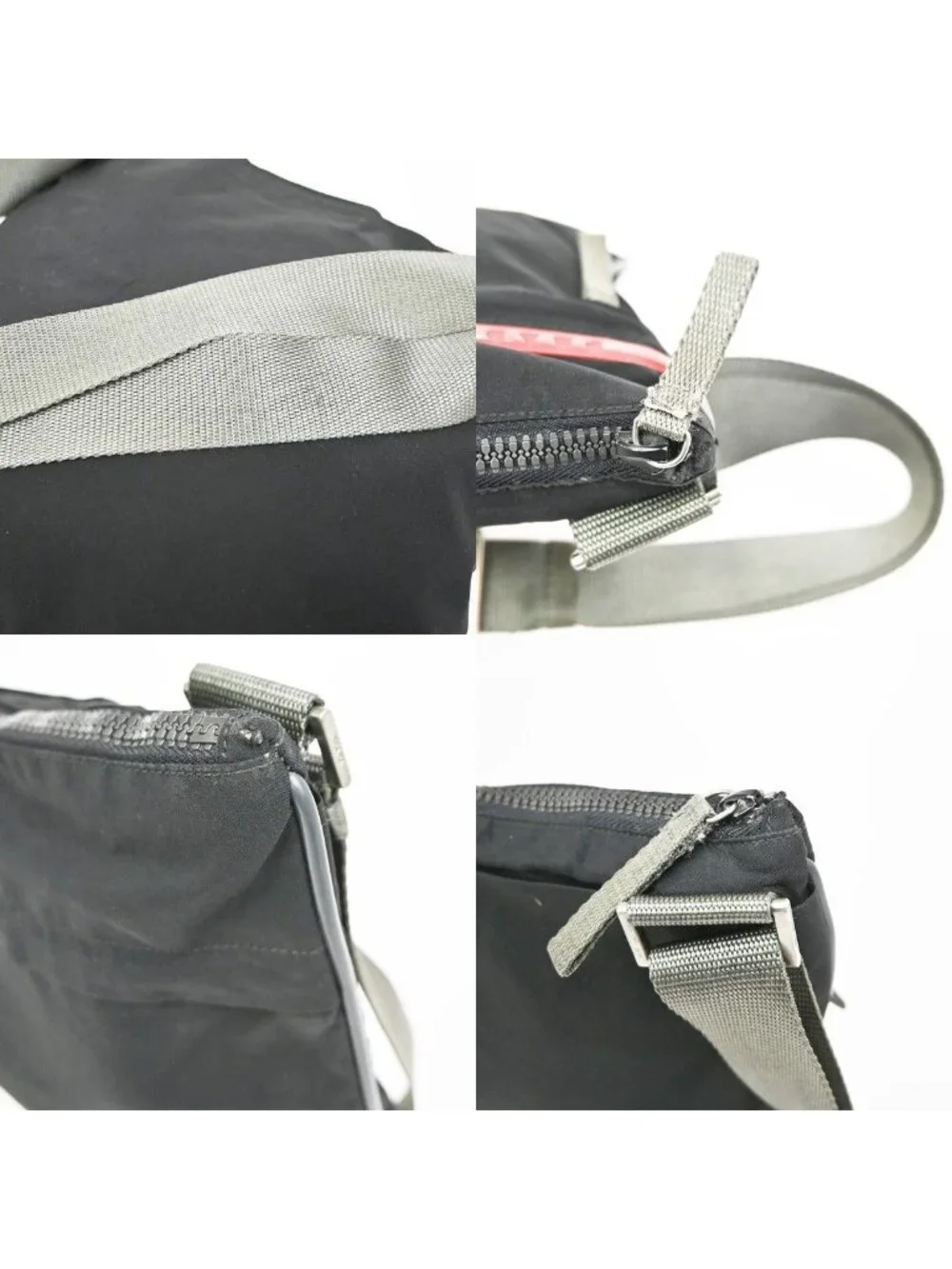Prada Sports Shoulder Bag Cross Black Nylon